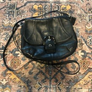 Leather Coach crossbody